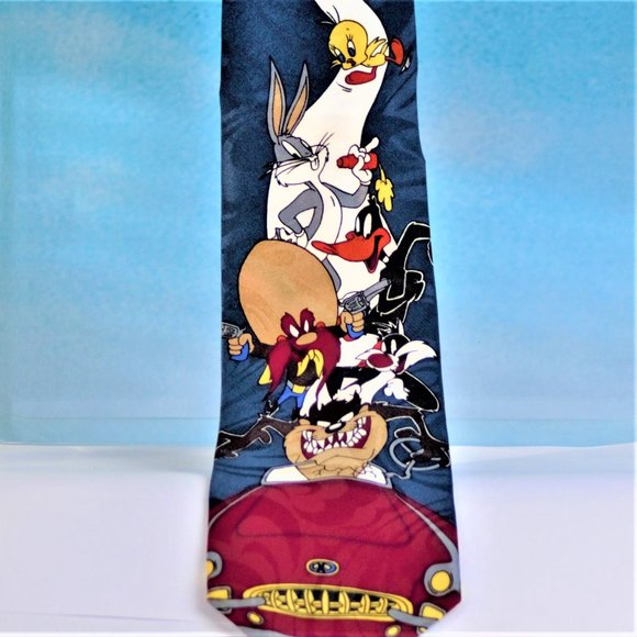 Warner Bros. Vtg 1996, Looney Tunes Necktie - Picture 9 of 16